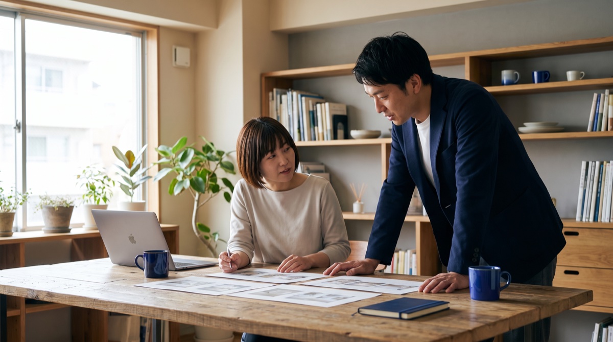 Web制作・マーケティング支援会社の業務イメージ（AI生成・想定ケース）